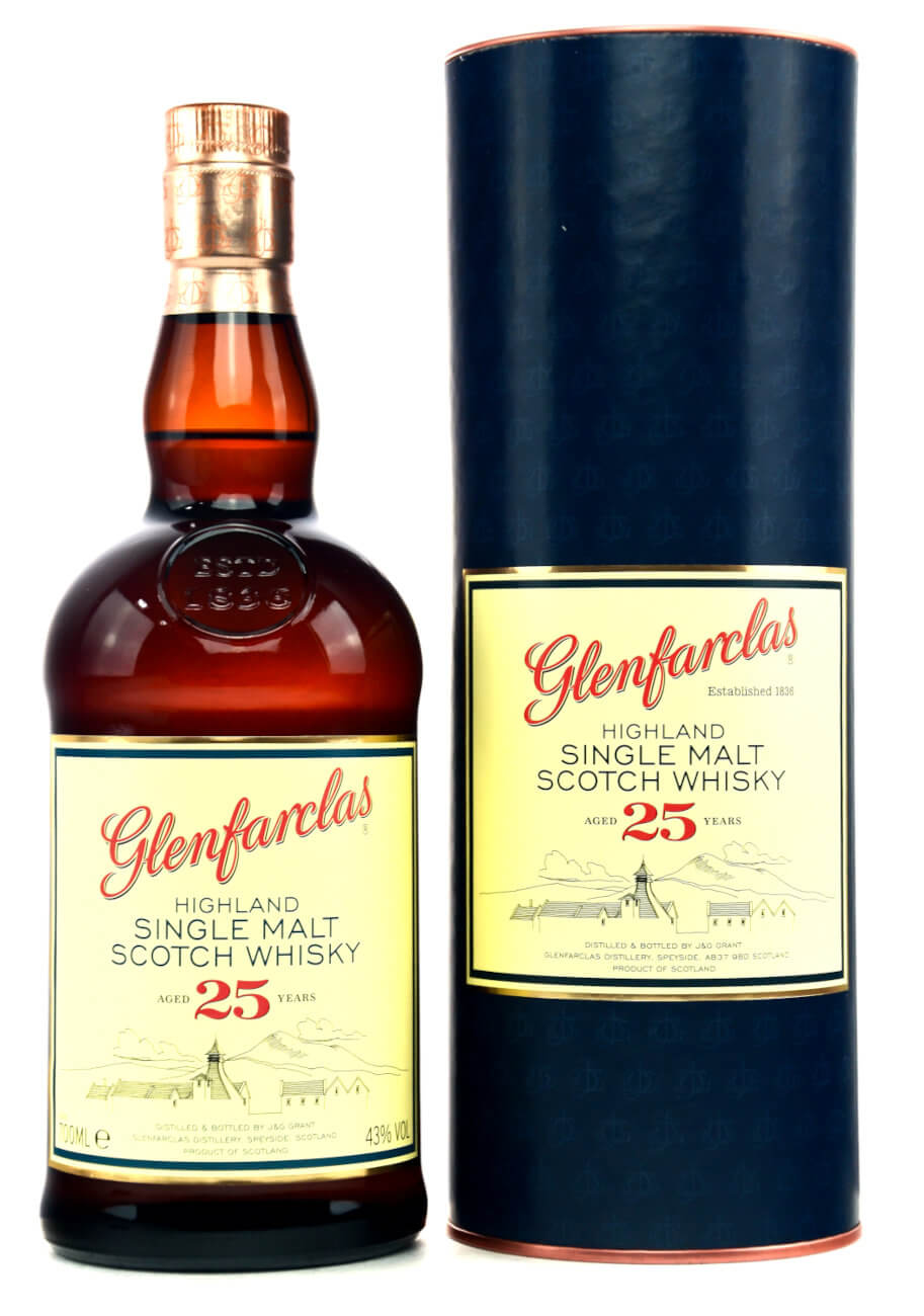 Glenfarclas Whisky 25 Jahre mit Dose