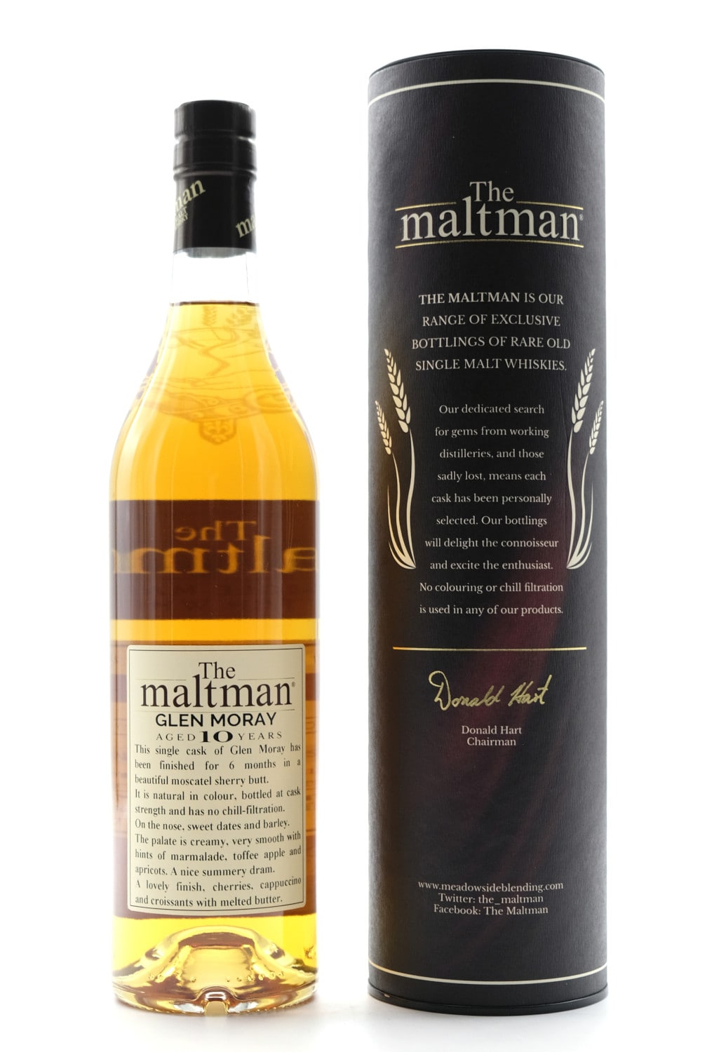 Flasche The Maltman Glenmoray Speyside Whisky