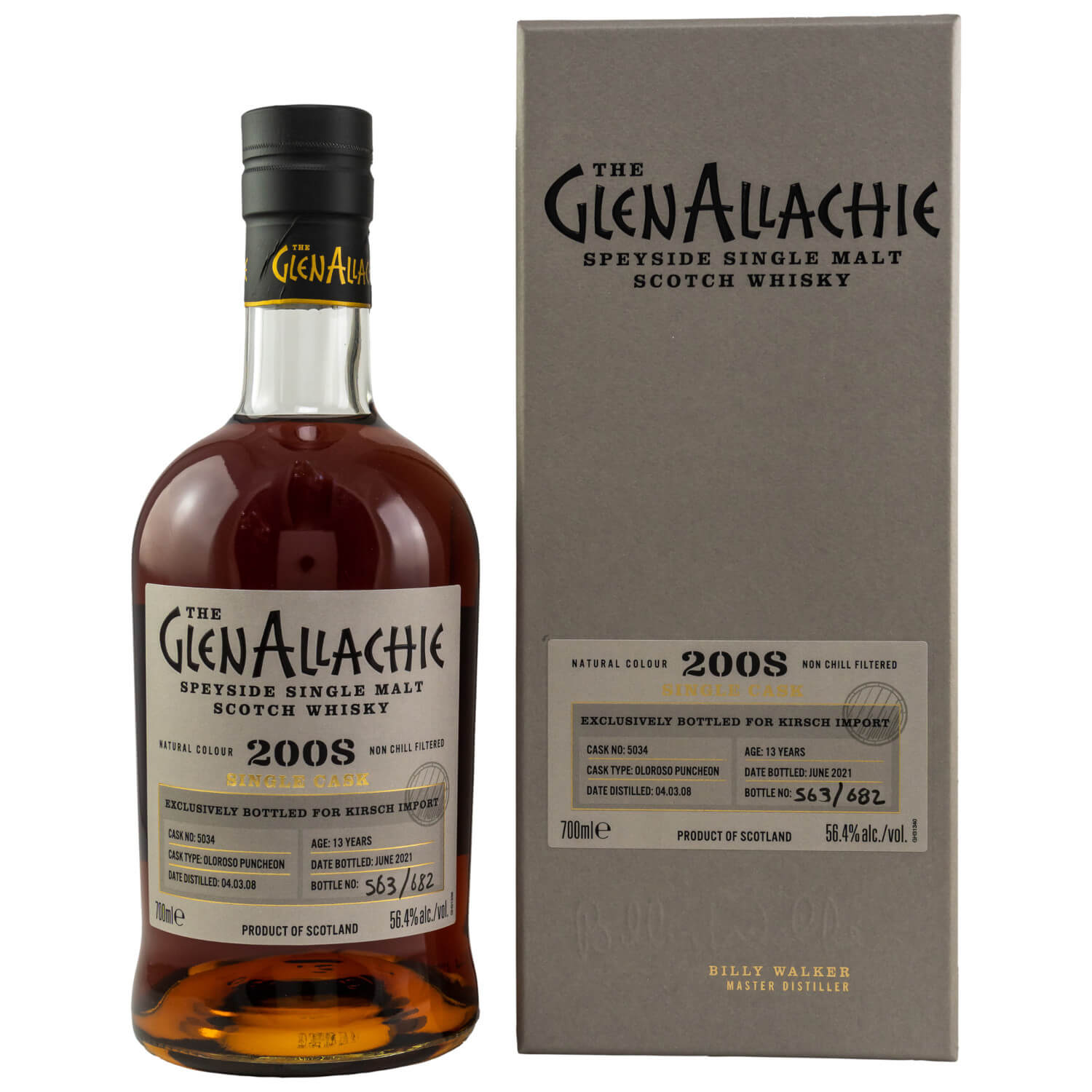 GlenAllachie Oloroso Puncheon 2008/2021 Whisky