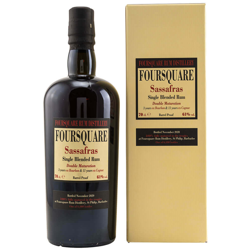 Foursquare Sassafras Foursquare Sassafras Rum mit Verpackung