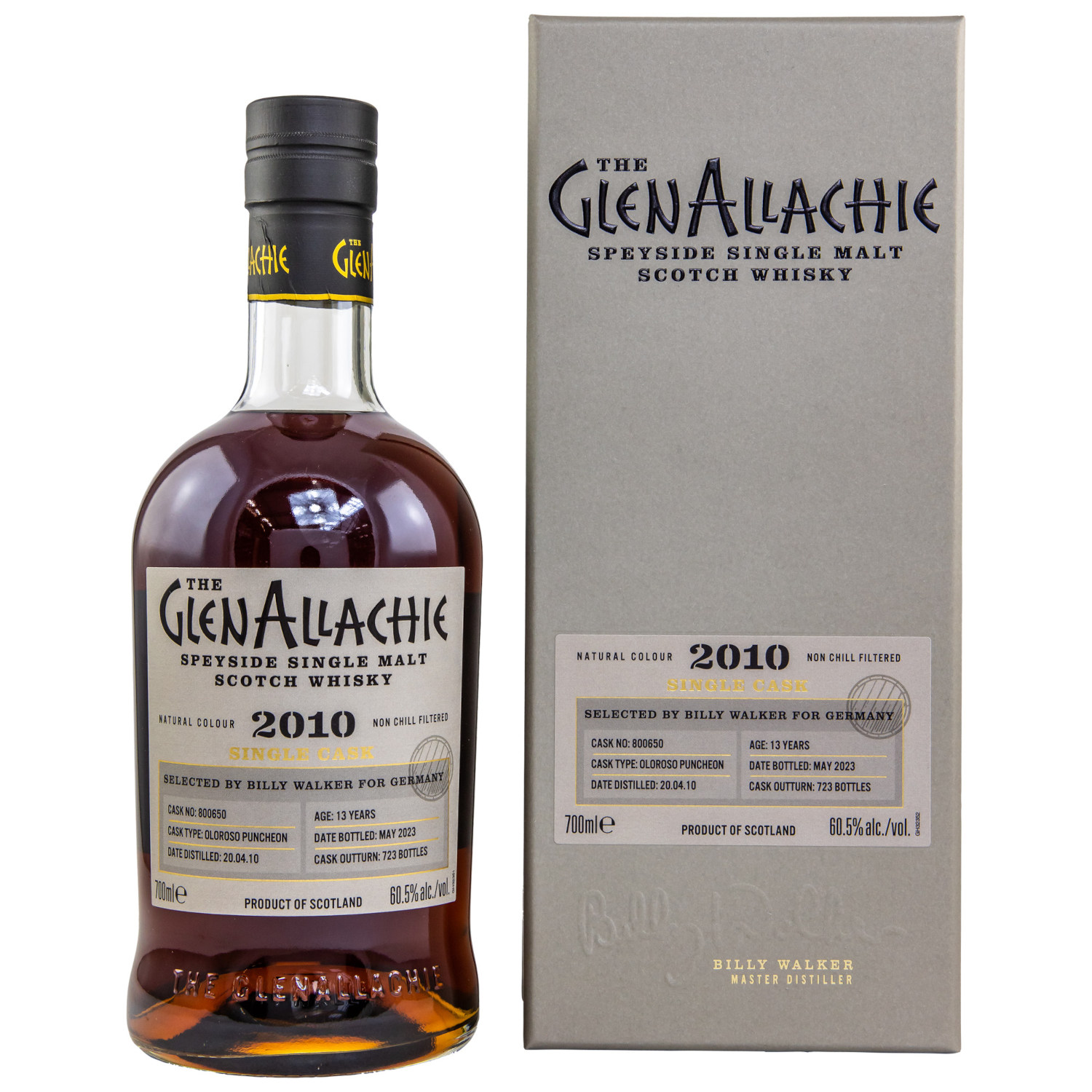 Flasche GlenAllachie 2010/2023 Oloroso Whisky