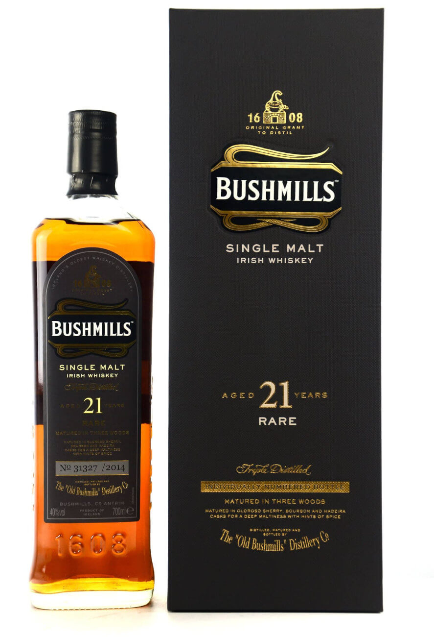 Bushmills 21 Jahre Single Malt Irish Whiskey