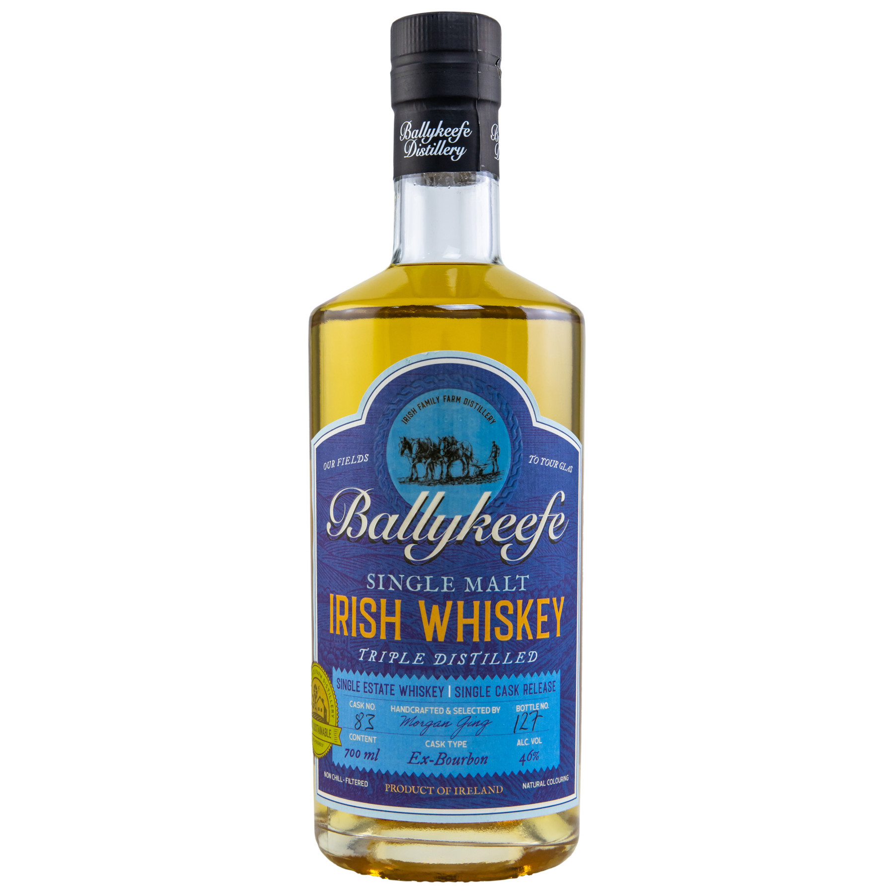 Flasche Ballykeefe Irish Whiskey