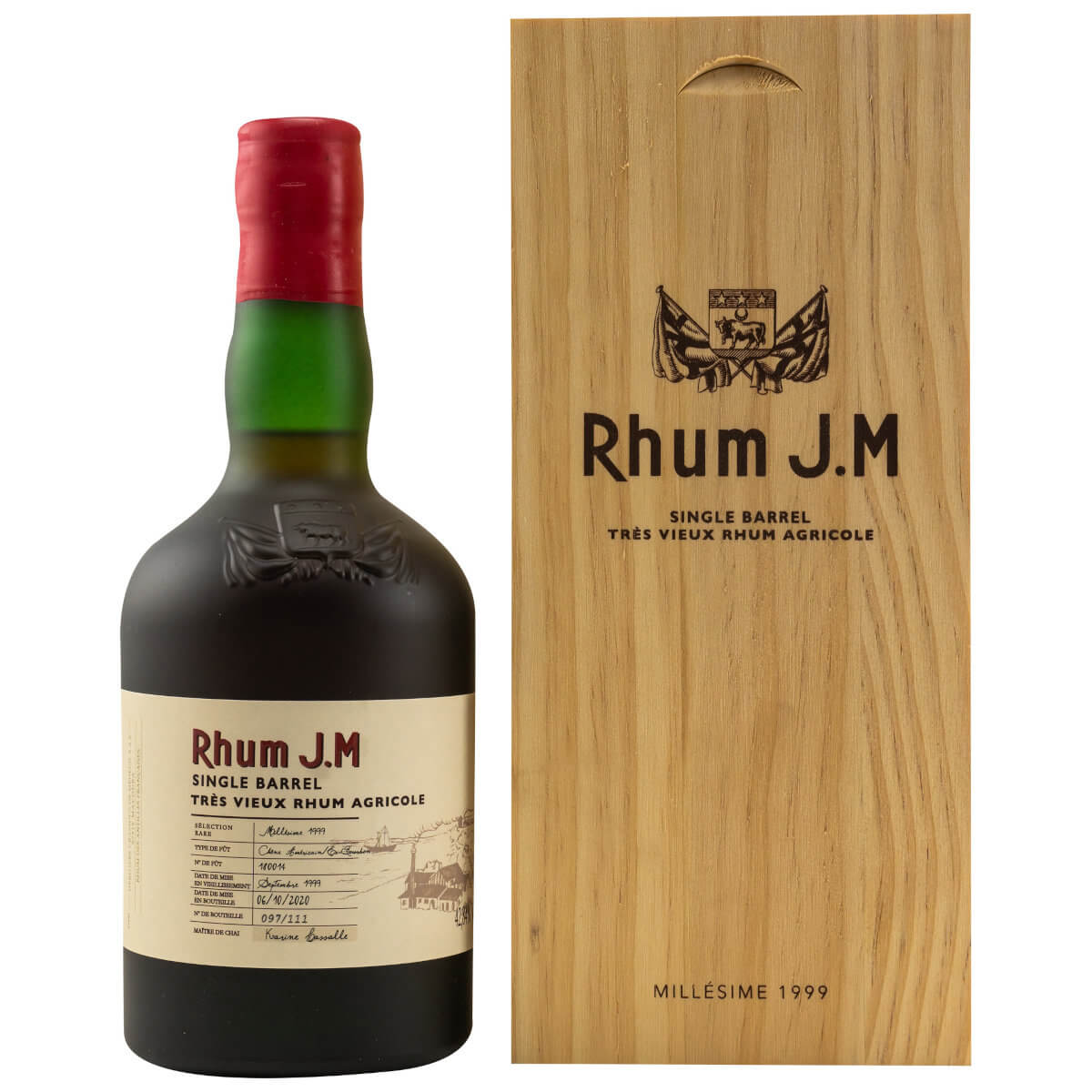Rhum JM Millesime 1999 mit Holzbox