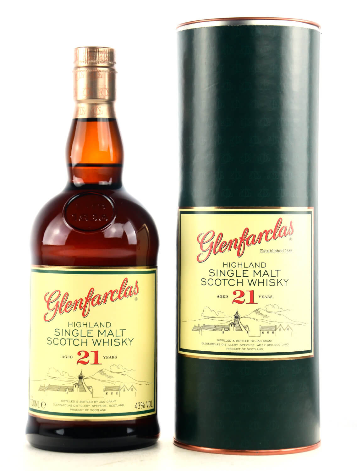 Glenfarclas 21 Rückseite