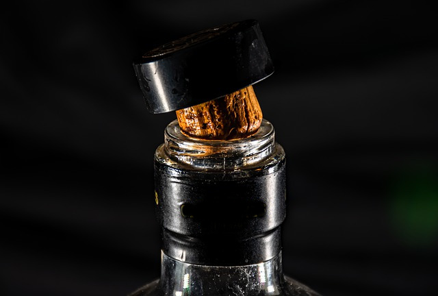 Korken Whisky Korken auf Whiskyflasche
