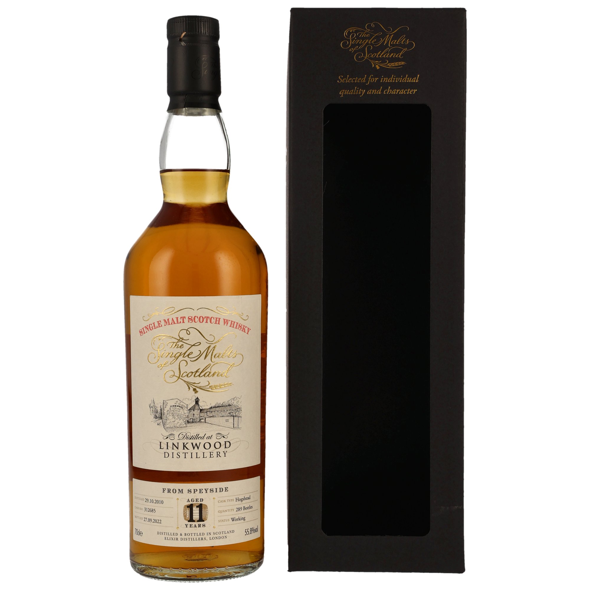 Linkwood 11 Jahre 2010/2022 SMOS Alkohol, Getränk, Schnaps, Whisky