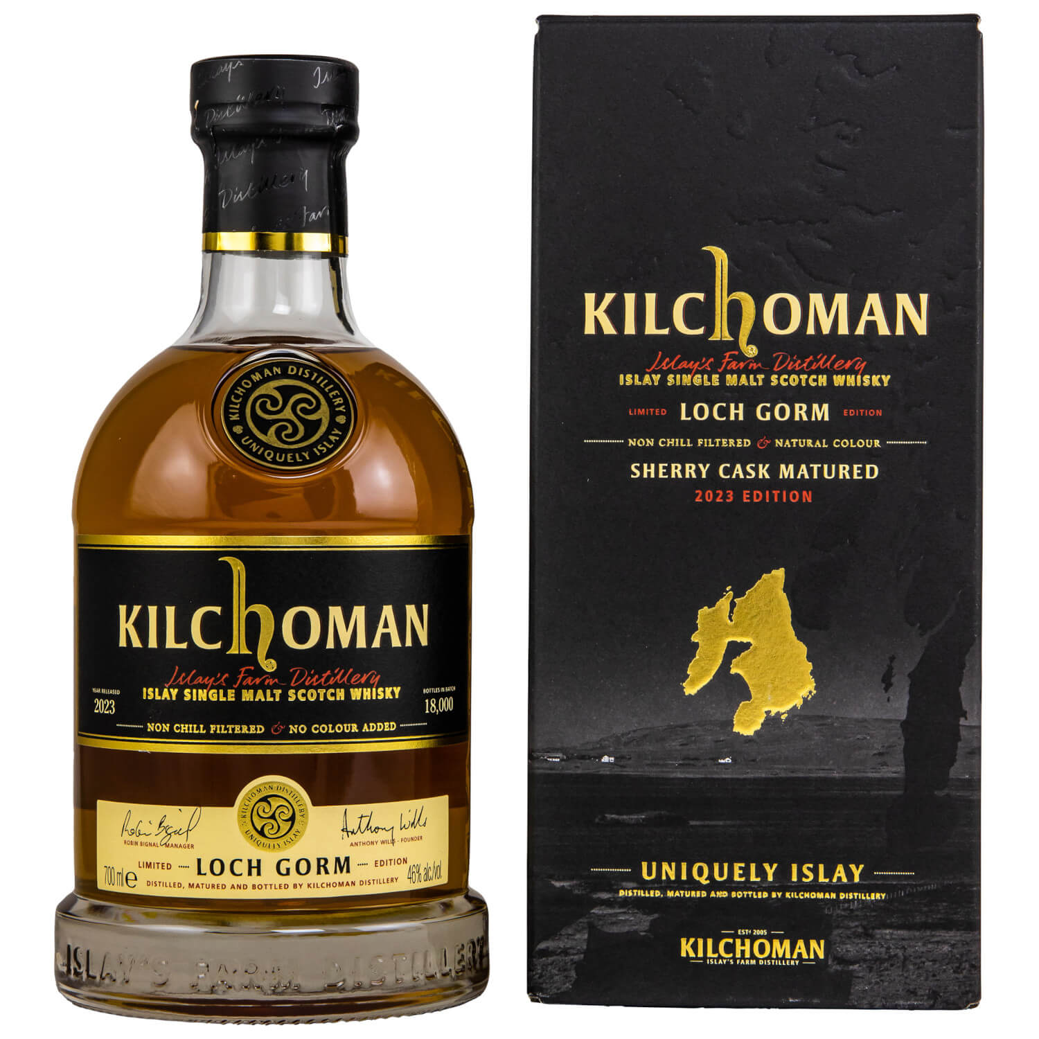 Kilchoman Loch Gorm 2023 mit Verpackung