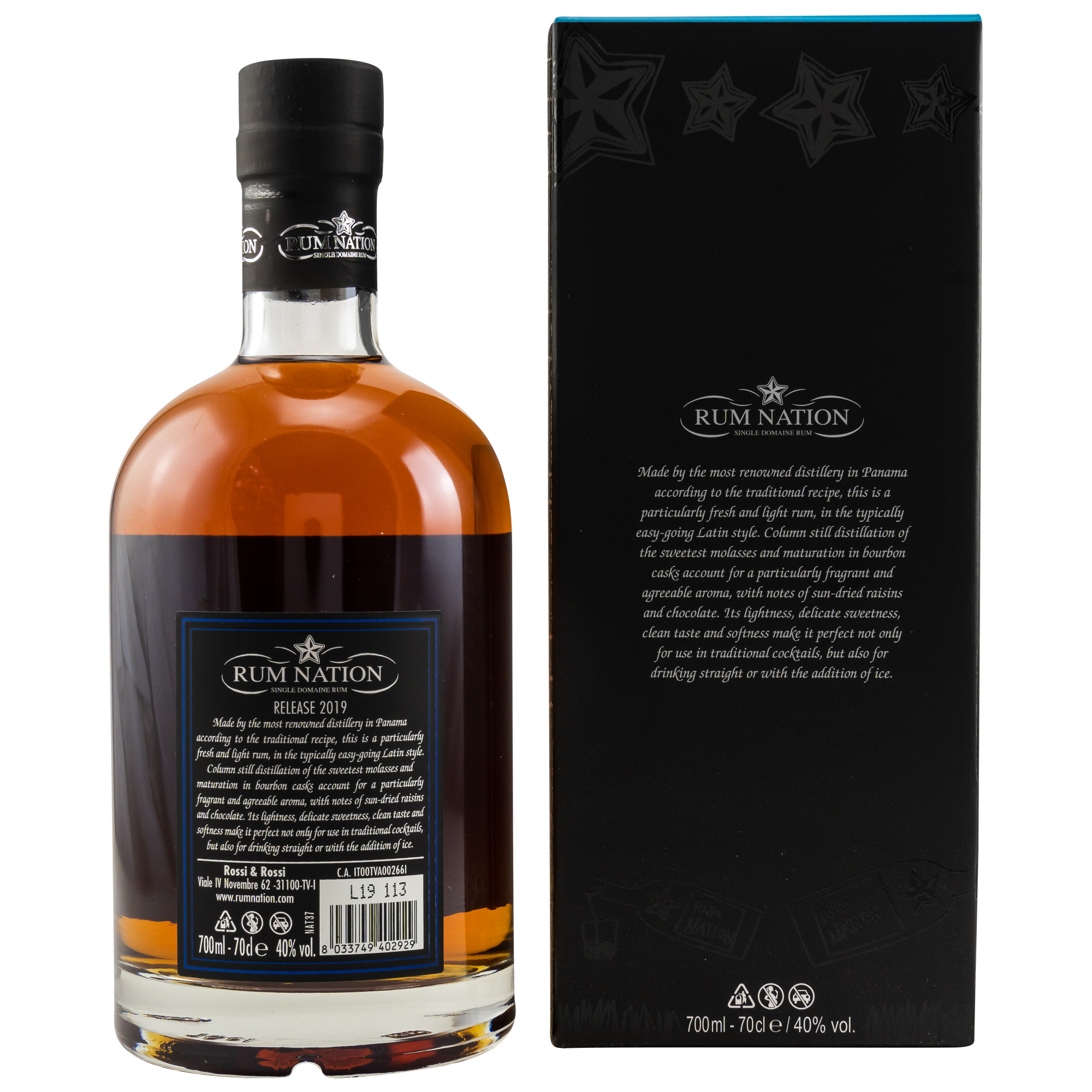 Flasche Panama 10 Jahre Rum