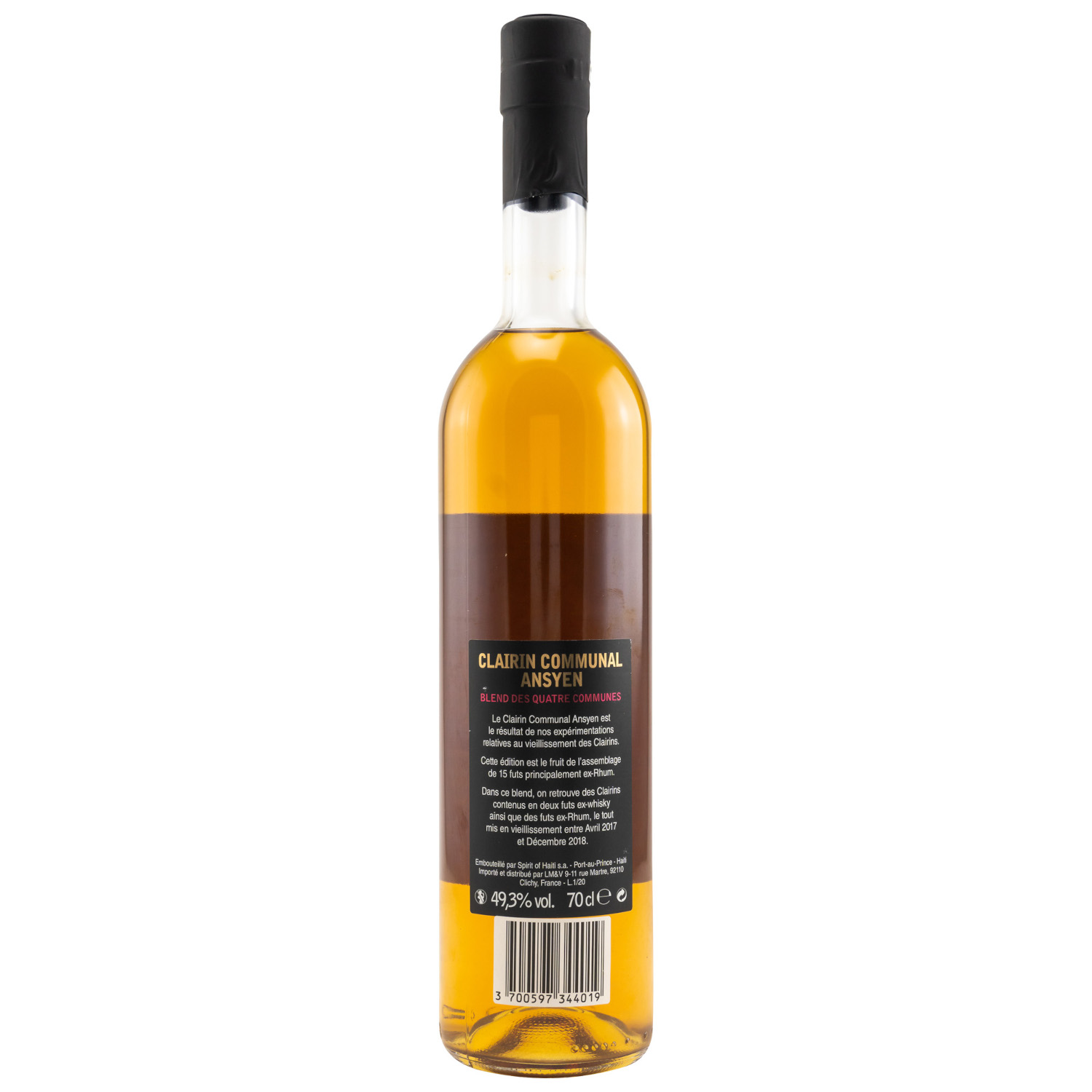 Flasche Clairin Ansyen Rum