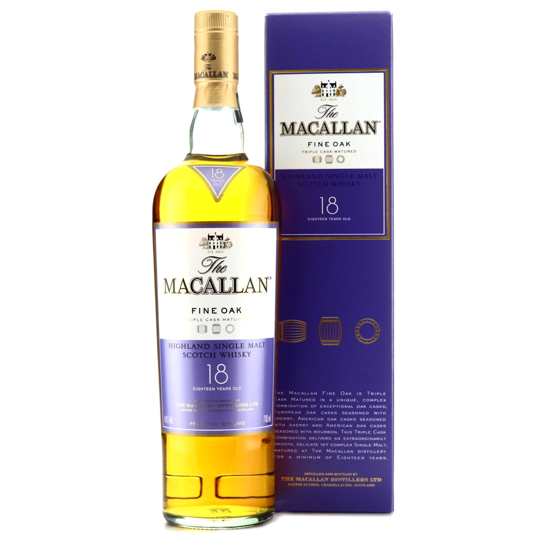 Flasche Macallan Fine Oak 18