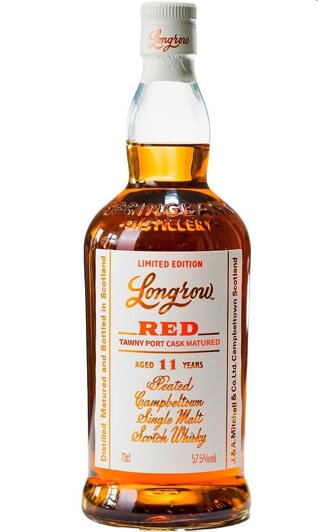 Flasche Longrow Red 11 Jahre Tawny Port Cask Whisky