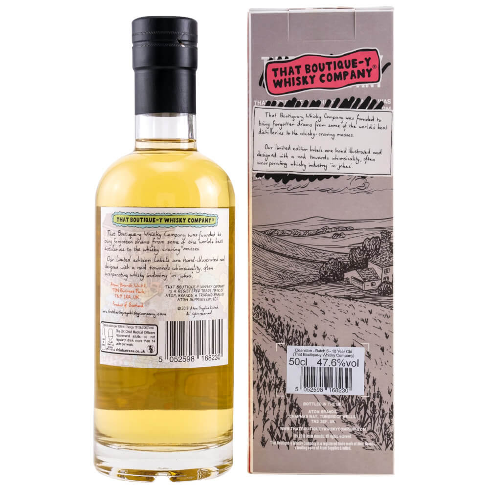 Flasche Deanston Whisky mit Karton