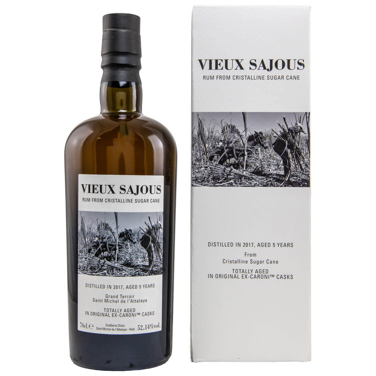 Flasche Vieux Sajous 5 Jahre Caroni Cask Rum