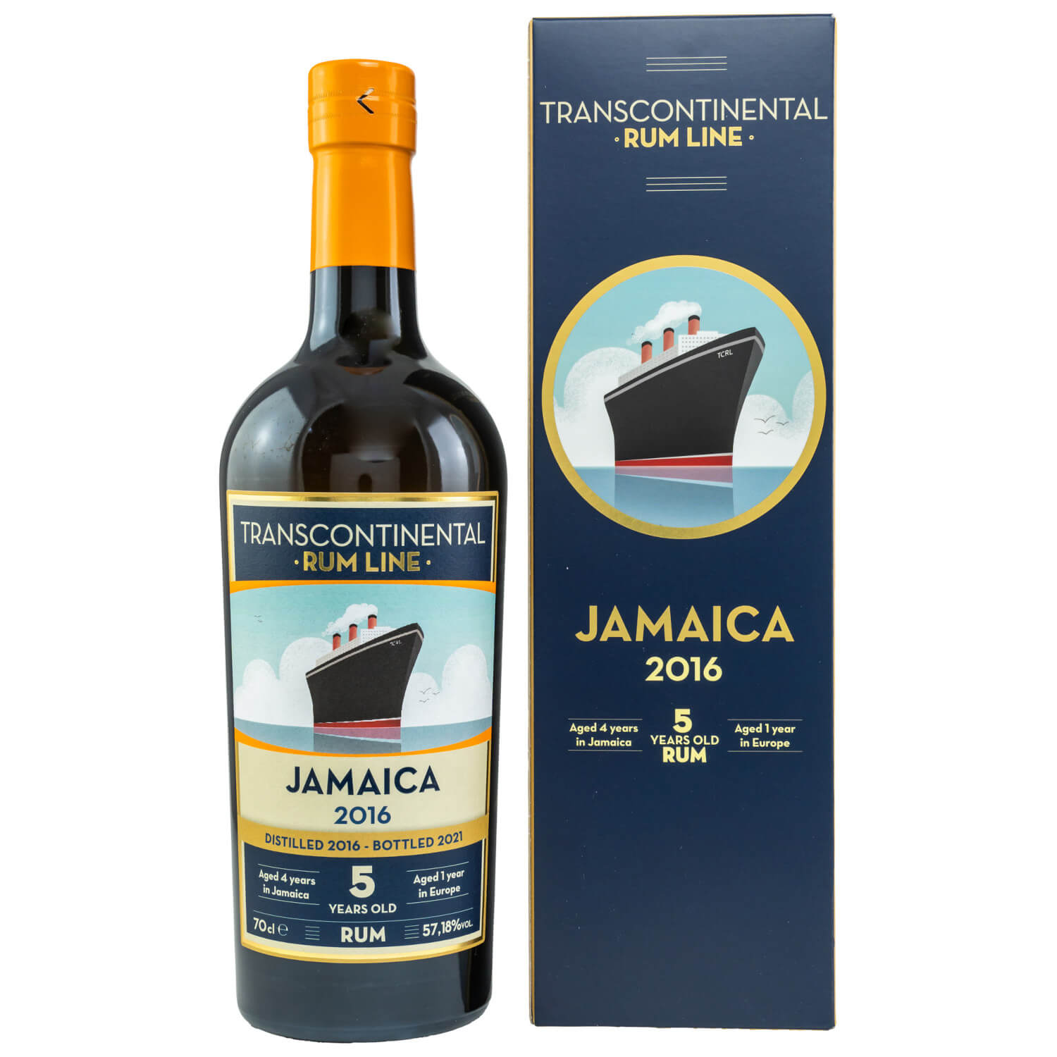 Flasche Transcontinental Rum Line Jamaica 2016 Rum 