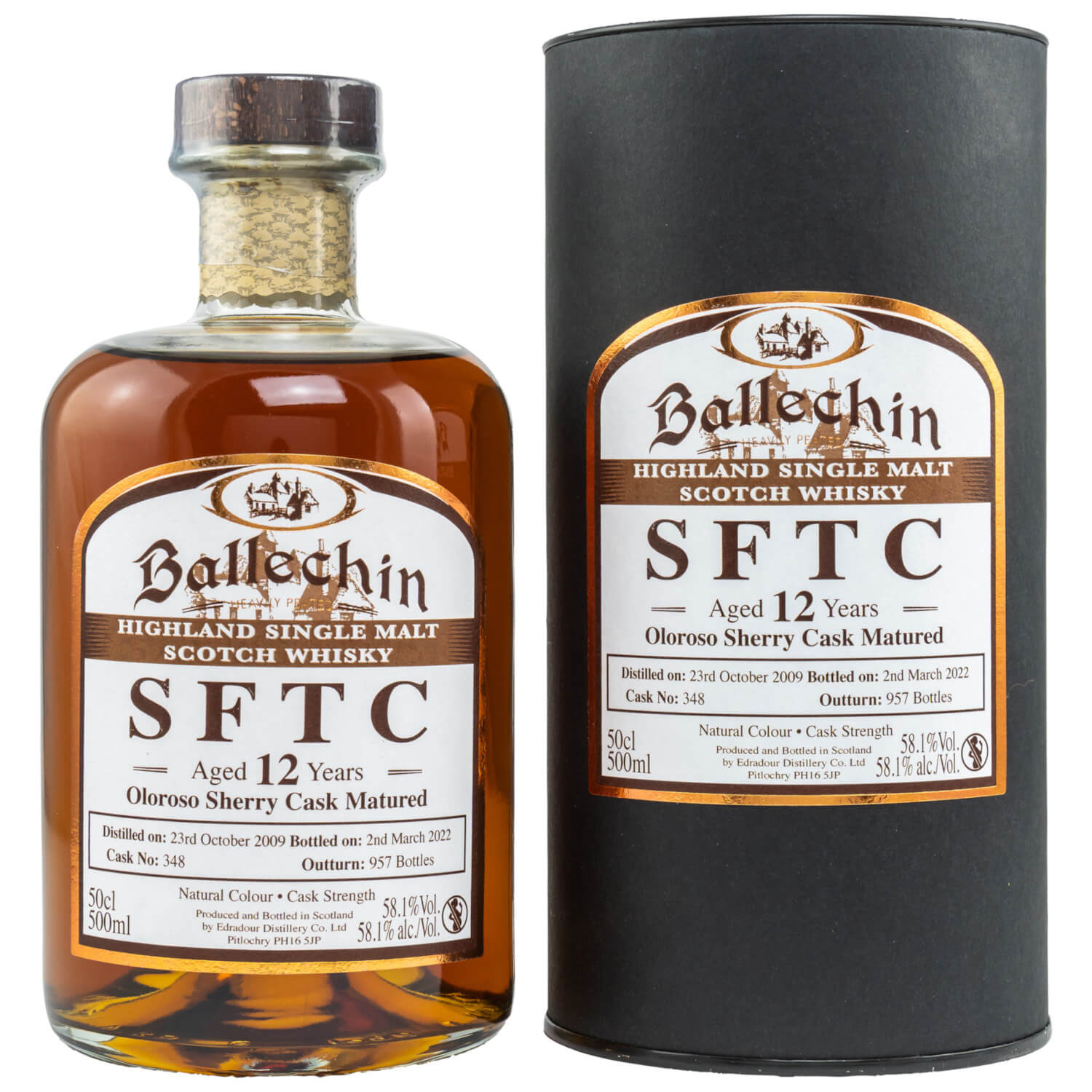 Flasche und Tube Ballechin 2009/2022 SFTC 