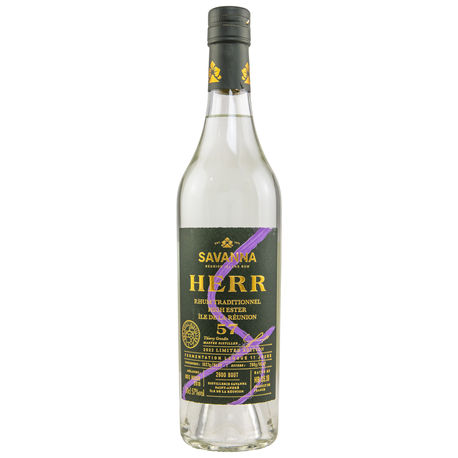 Savanna HERR 57 Limited Edition Rhum Traditionnel de la Reúnion 2022