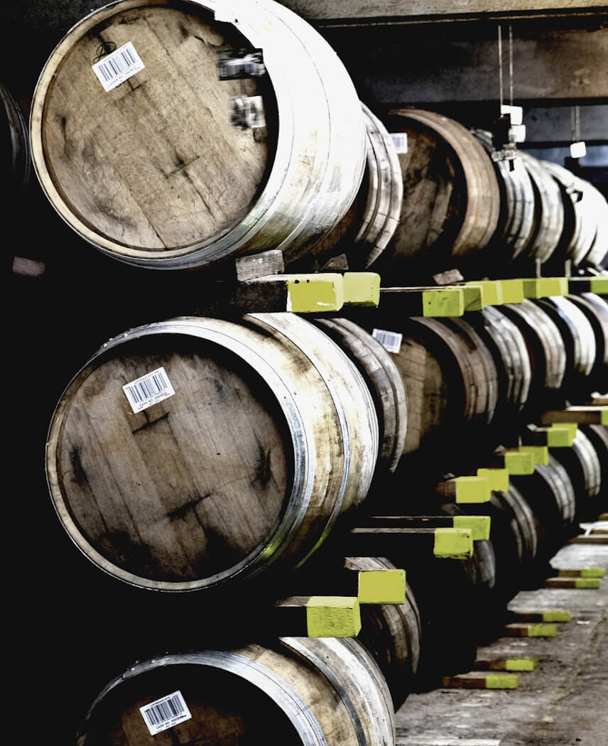 Lager Whiskyfässer Laphroaig Lager Whiskyfässer Laphroaig