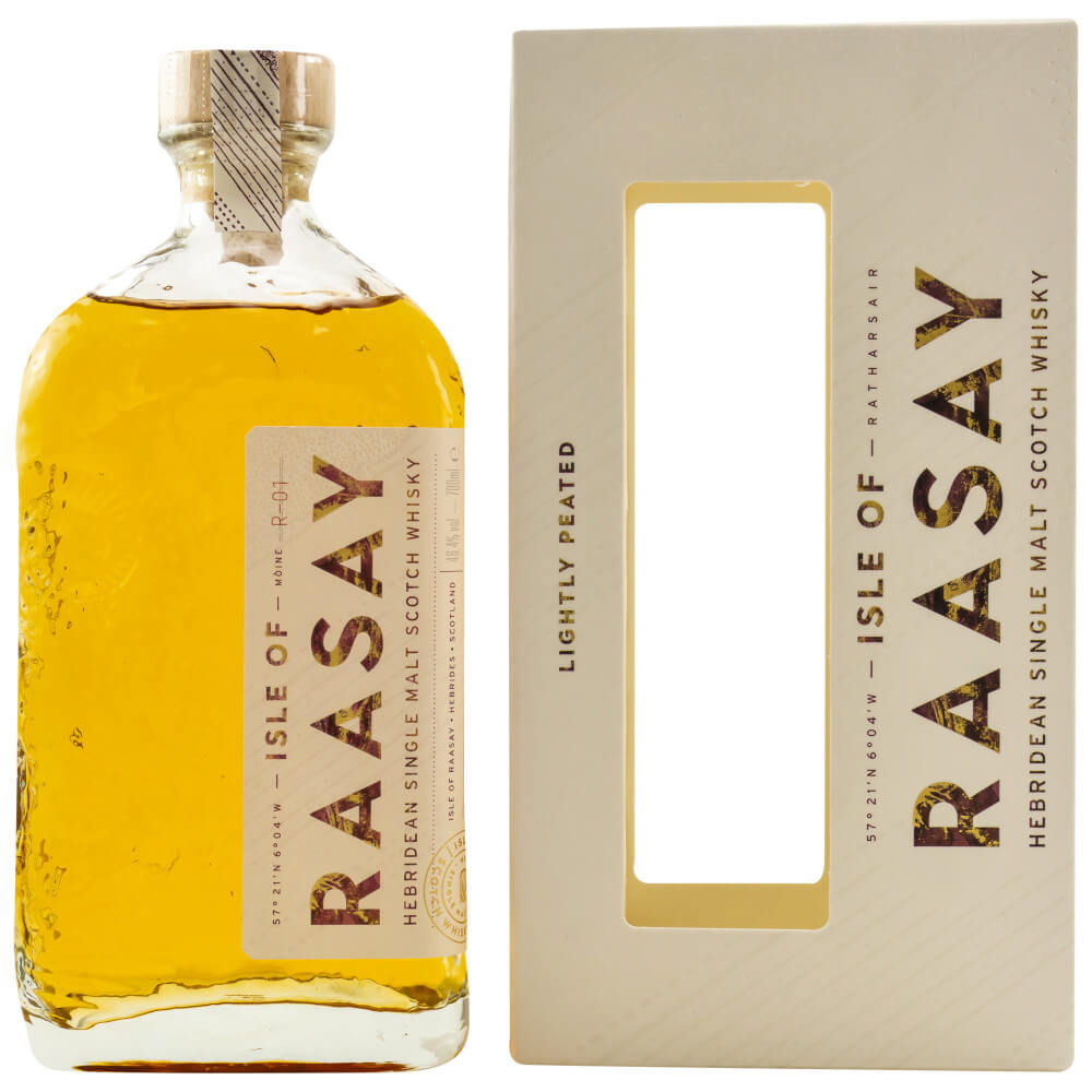 Isle of Raasay Whisky mit Verpackung