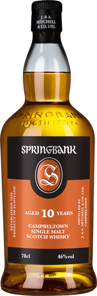 Springbank 10 Jahre Flasche Springbank 10 Jahre