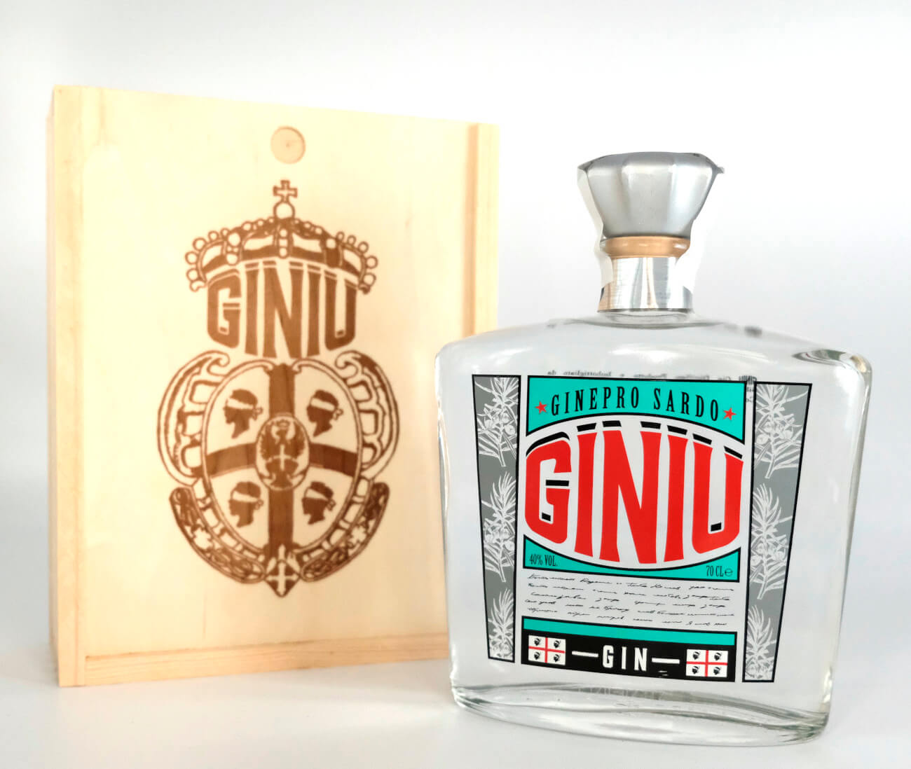 Giniu Gin mit Holzbox