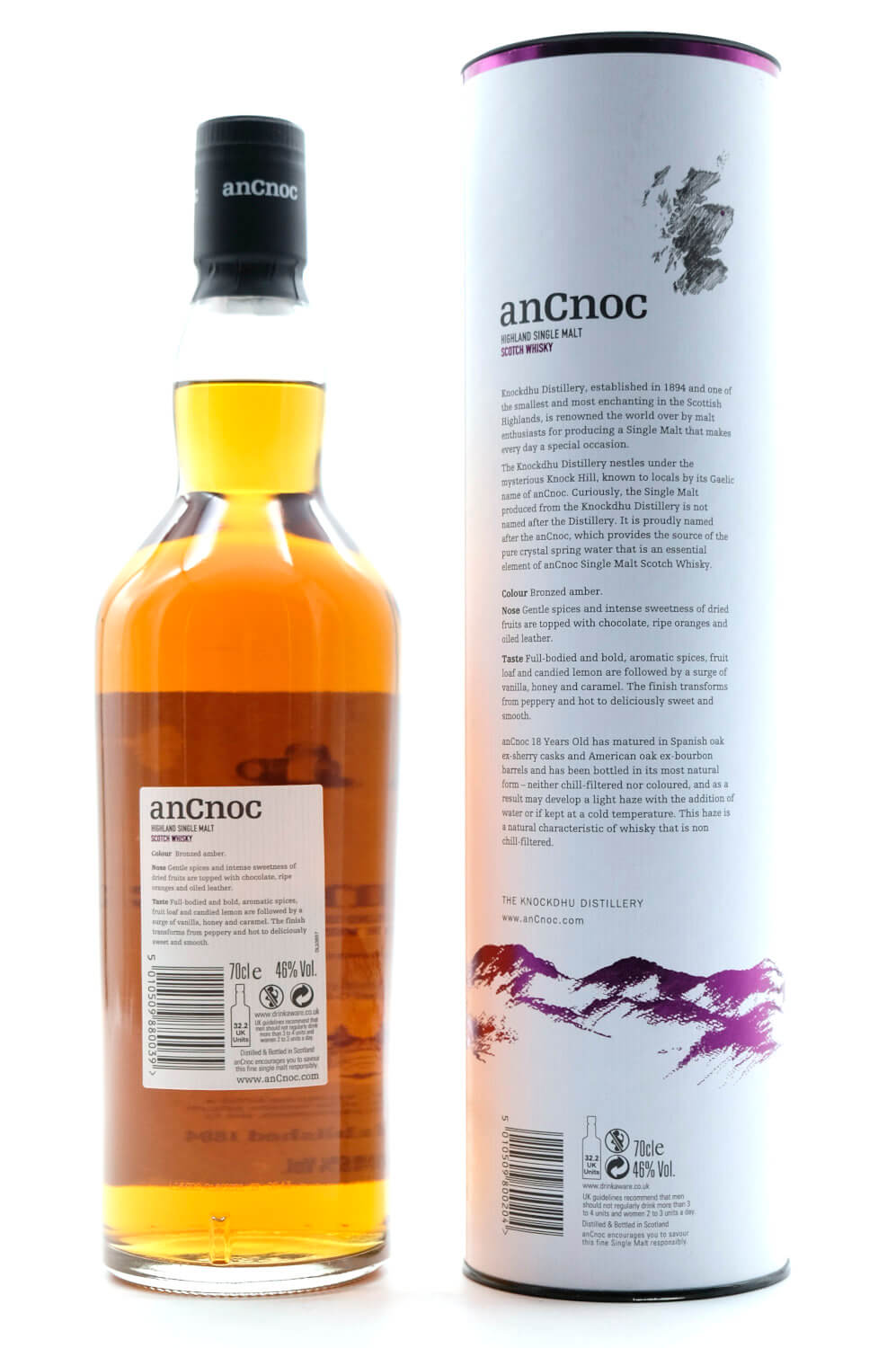 schottischer Whisky Ancnoc 18 Jahre