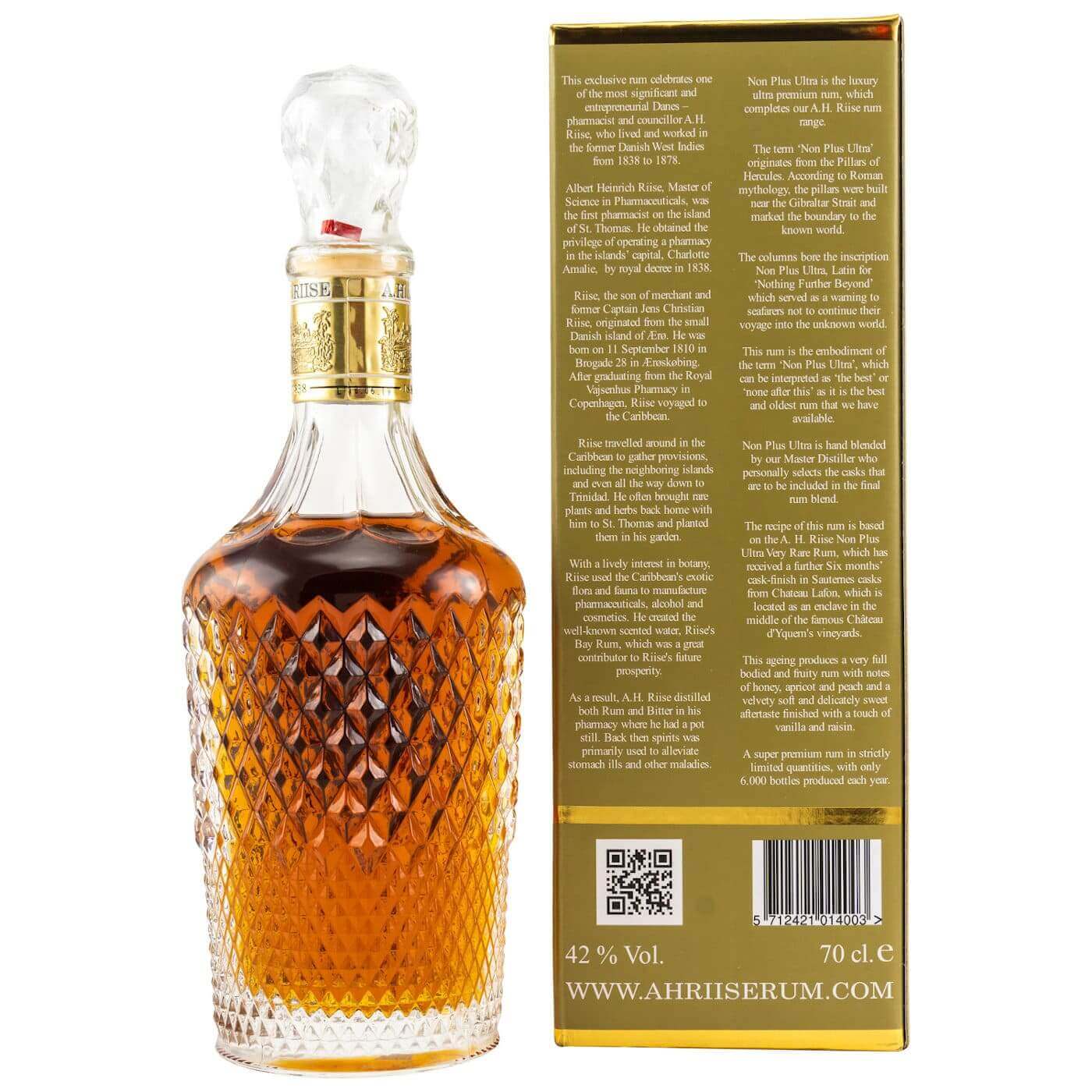 A. H. Riise Sauternes Cask Rum Non Plus Ultra