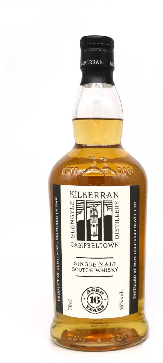Flasche Kilkeran 16 Jahre Campbeltown Whisky