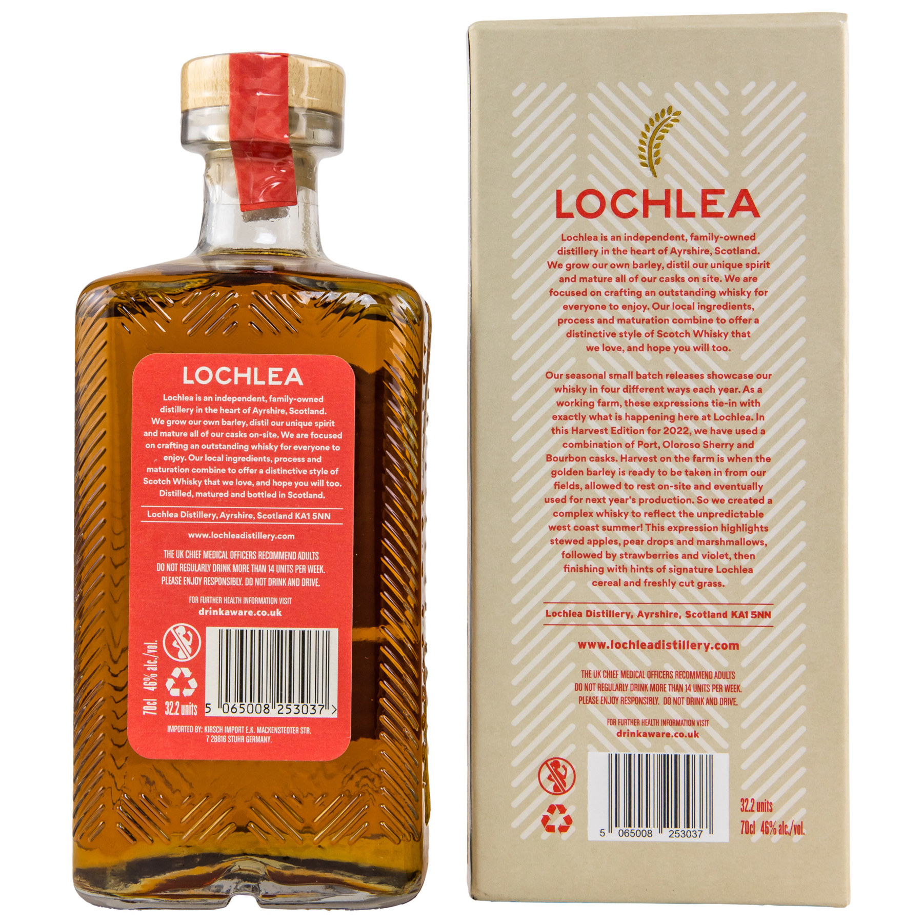 Lochlea Harvest Edition mit Verpackung Rückseite