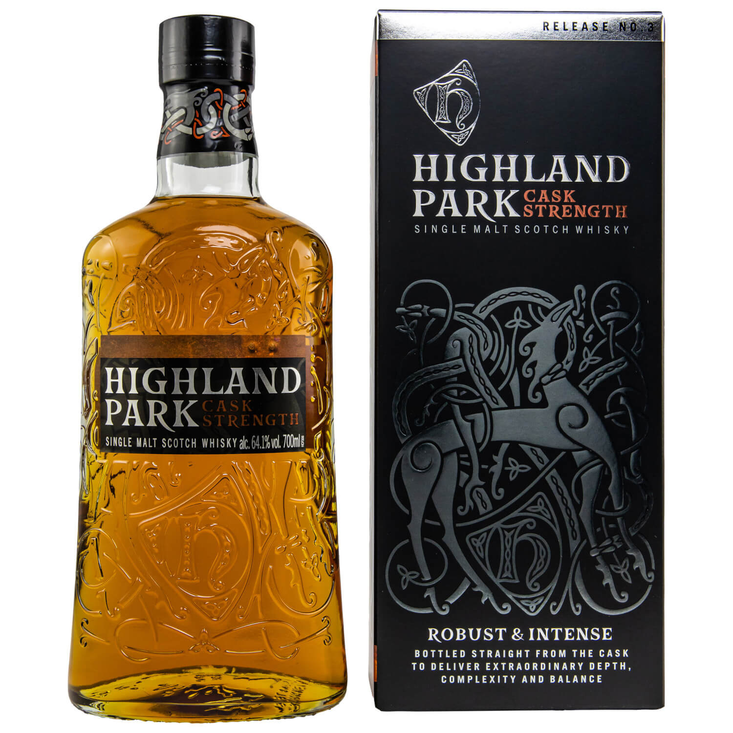 Highland Park Whisky mit Verpackungark Cask Strength