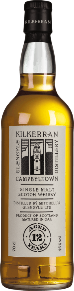 Flasche Kilkeran 12Jahre Campbeltown Whisky