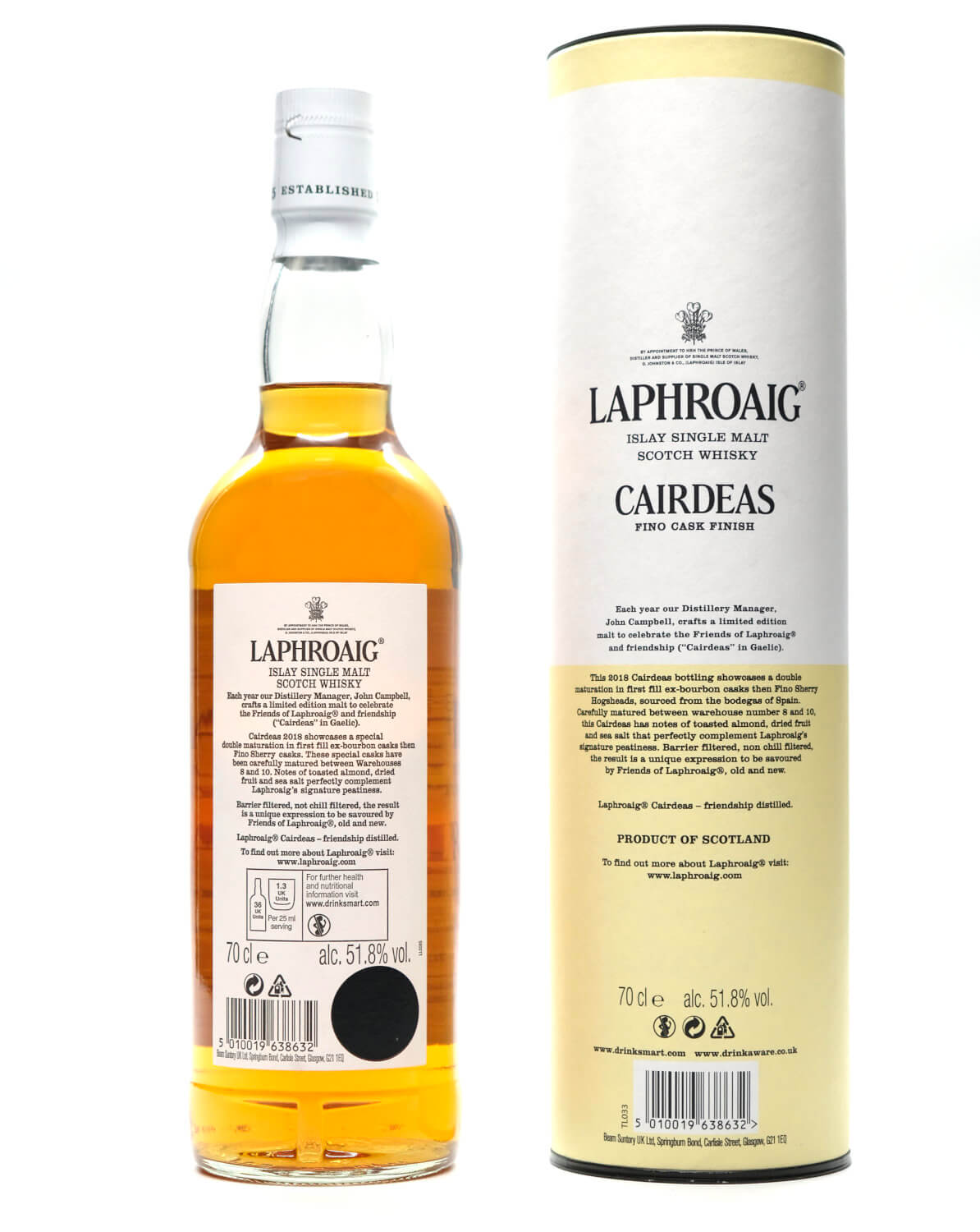Laphroaig Cairdeas mit Tube