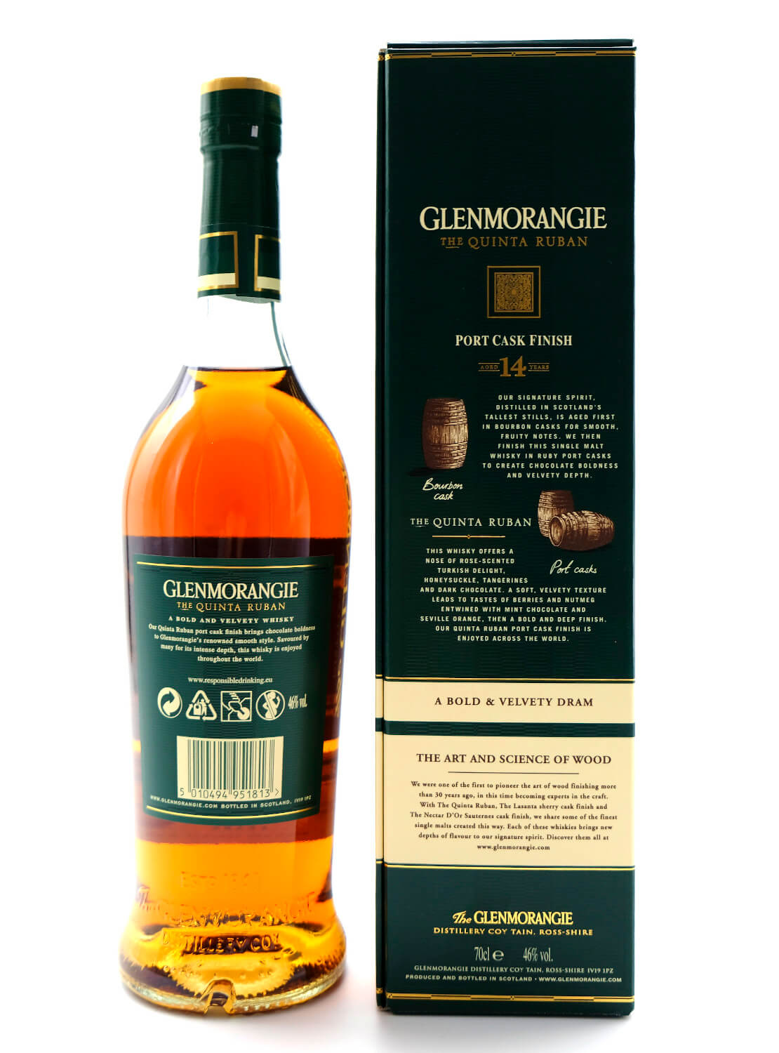 Flasche Glenmorangie 14 Jahre Highland Single Malt