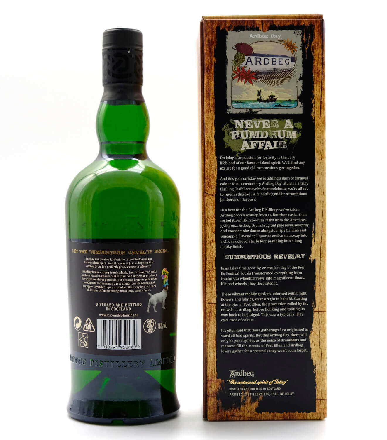 Ardbeg Drum Whisky mit Geschenkverpackung