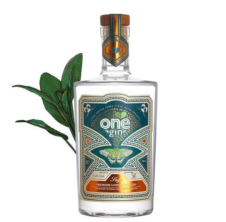 Helle Flasche One Sage Gin