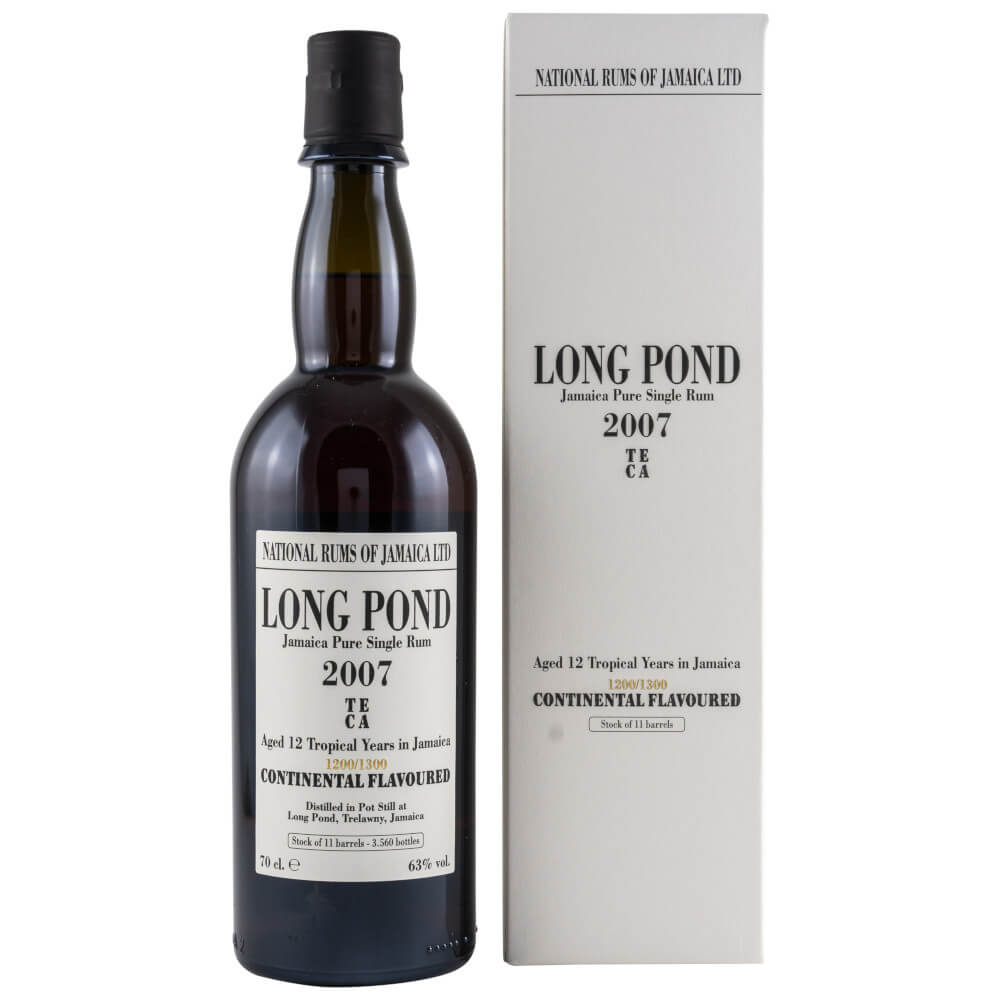 dunkle Flasche Long Pont Rum