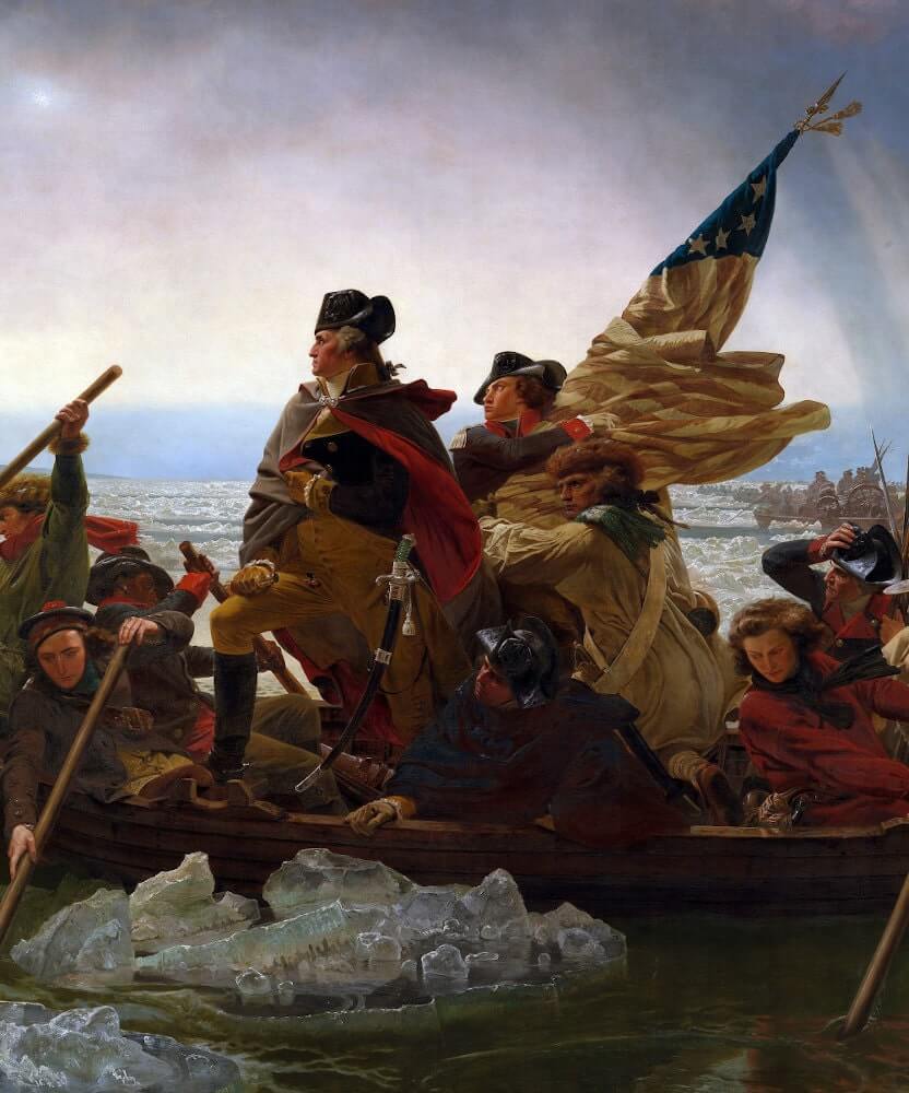 George Washington Soldaten im Unabhängigkeitskrieg im Amerika