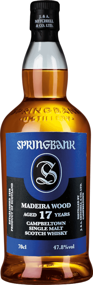 Flasche Springbank Whisky 17 Madeira