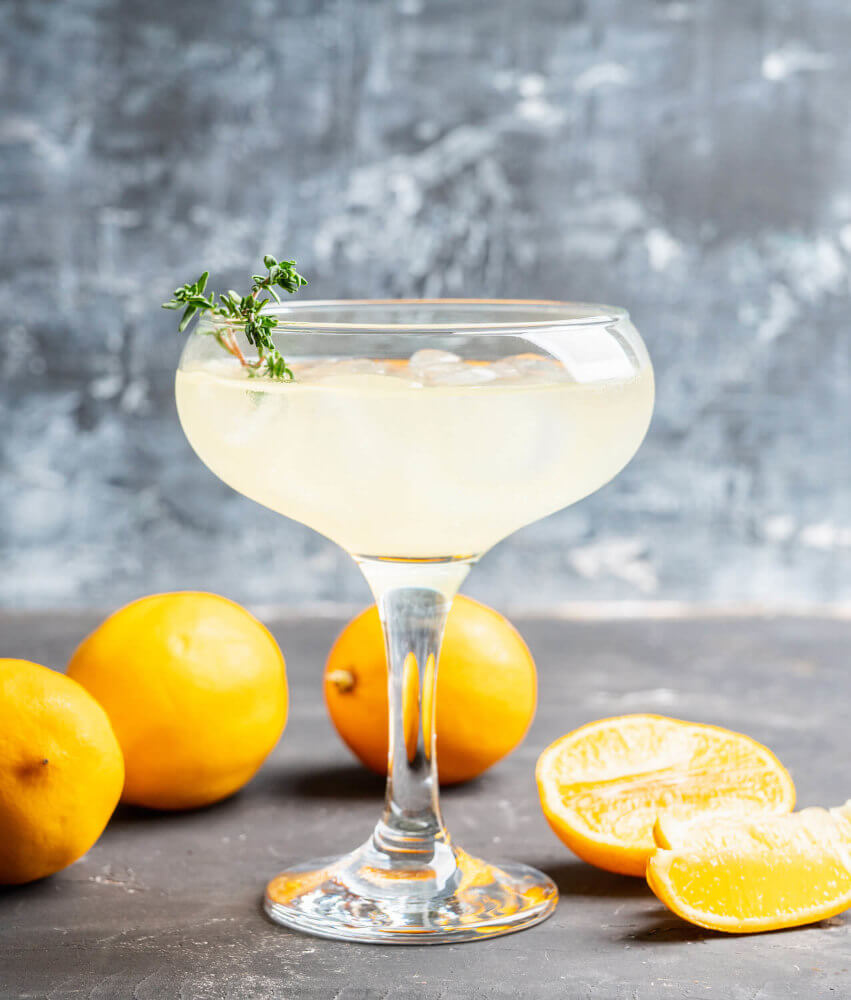 Rezept für ein Gin Fizz Cocktail Gin Fizz Cocktail