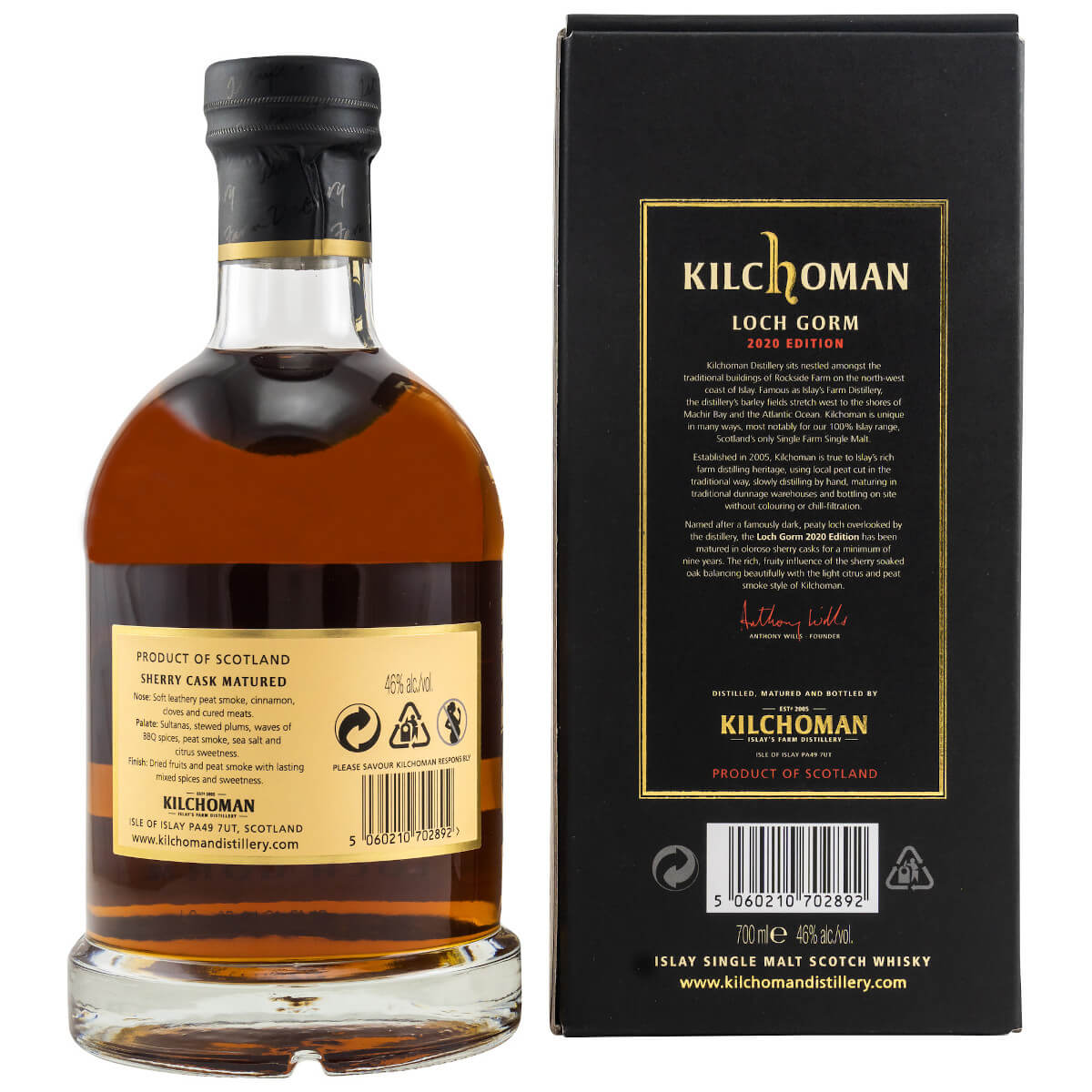 Kilchoman Loch Gorm 2020 Islay Whisky BOTTILLERY